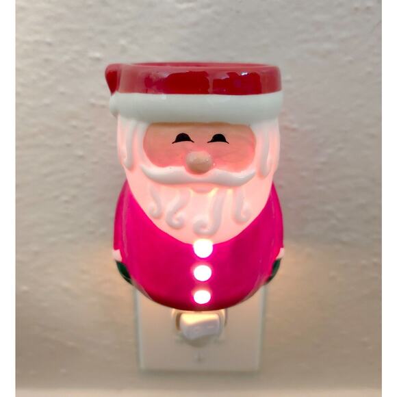 Christmas Santa Ceramic Plug-In Fragrance Warmer By Candel Warmers - Picture 1 of 7